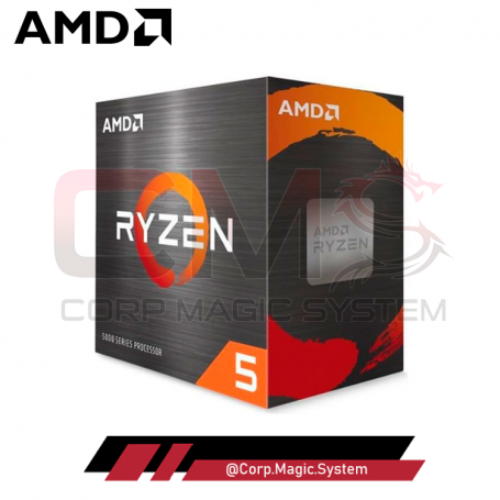 RYZEN 5 5500 AMD 3.6GHZ/4.2GHZ, 19MB CACHE, 6 NÚCLEOS / SIN GRÁFICA