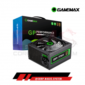 GAMEMAX 750W GP PERFORMANCE BLACK BRONZE GOLD 80PLUS