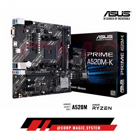 ASUS PRIME A520M-K DDR4 AMD HDMI VGA AMD
