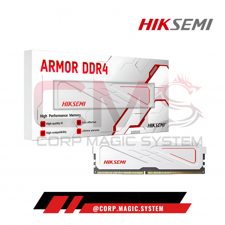 HIKSEMI ARMOR 16GB 3200MHZ DDR4 WHITE