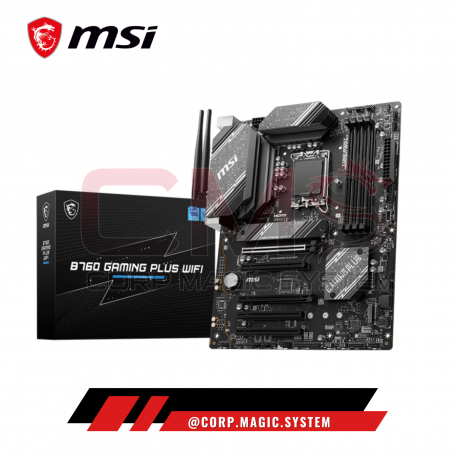 MSI B760 GAMING PLUS WIFI/BLUETOOTH DDR5 INTEL 4xDDR5 2xM.2 1xTC LGA1700 HDMI/DP