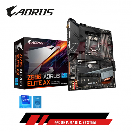 GIGABYTE Z590 AORUS ELITE AX WIFI 4 DDR4 GAMING INTEL 3xM.2 128GB LGA-1200  HDMI/DP