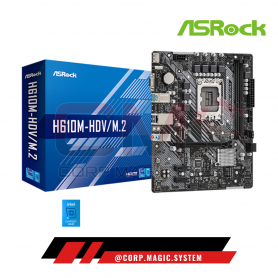 ASROCK H610M-HDV/M.2 2xDDR4 1xM.2 HDMI INTEL LGA 1700 HDMI/VGA/DP