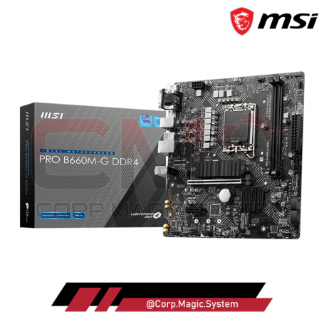MSI PRO B660M-G DDR4 INTEL LIGHTNING GEN4 2xDDR4 2xM.2 VGA/HDMI/DP