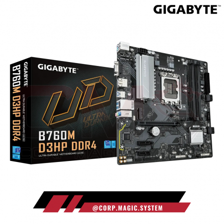 GIGABYTE B760M D3HP DDR4 ULTRA DURABLE 4xDDR4 2xM.2 INTEL LGA1700 HDMI/VGA/DP