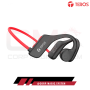 AUDIFONO TEROS TE-8078R BLUETOOTH ROJO/GRIS CONDUCCION DE AIRE