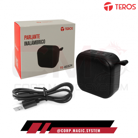 PARLANTE INALAMBRICO TEROS TE-6032N BLUETOOTH NEGRO