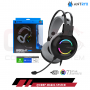 AUDIFONOS GAMER ANTRYX IRIS-K GRAY 7.1 VIRTUAL SURROUND USB