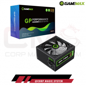 GAMEMAX 750W GP PERFORMANCE BLACK BRONZE GOLD 80PLUS ATX 12V 12/14FAN