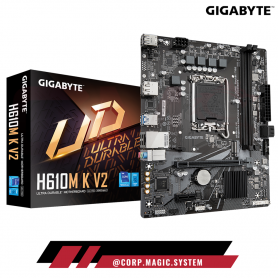 GIGABYTE H610M K V2 2xDDR5 1xM.2 ULTRA DURABLE LGA1700 HDMI/DP