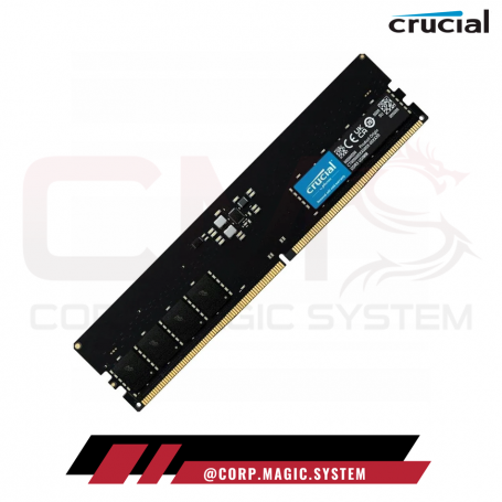 MEMORIA RAM CRUCIAL MICRON 16GB 4800MHZ DDR5 UDIMM BASICS CL40
