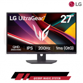 MONITOR LG 27" G6 ULTRAGEAR 27G610A-B 2K QHD IPS 200MHZ 1MS sRGB 99% PIVOT HDMI/HDMI/DP