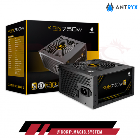 FUENTE DE PODER ANTRYX 750W KIRIN GOLD LITE 80PLUS GOLD
