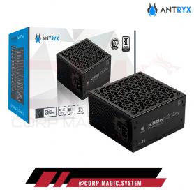 FUENTE DE PODER ANTRYX KIRIN PLATINUM 1200W 80PLUS PLATINUM PCIE GEN5 ATX3.1