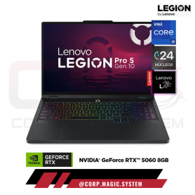 LENOVO LEGION PRO 5 16IRX10 INTEL® CORE™ I9 14900HX, RAM 32GB DDR5, SSD 1TB M.2 NVM, RTX 5060 8GB, 16.0" WQXGA IPS