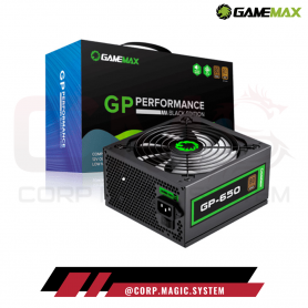 GAMEMAX 650W GP PERFORMANCE BLACK BRONZE GOLD 80PLUS ATX 12V