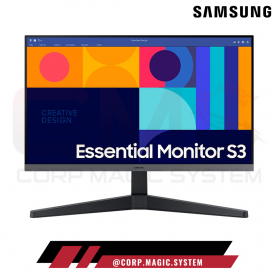 SAMSUNG 24" S3 ESSENTIAL PLANO 100HZ 5MS IPS FHD LS24F330EALXPE HDMI/VGA