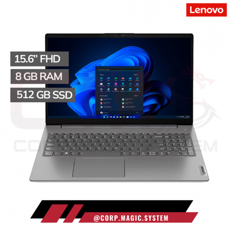 LENOVO V15 G4 AMN AMD RYZEN 3 7320U, RAM 8GB DDR5, SSD 512GB M.2 NVM, 15.6" FHD