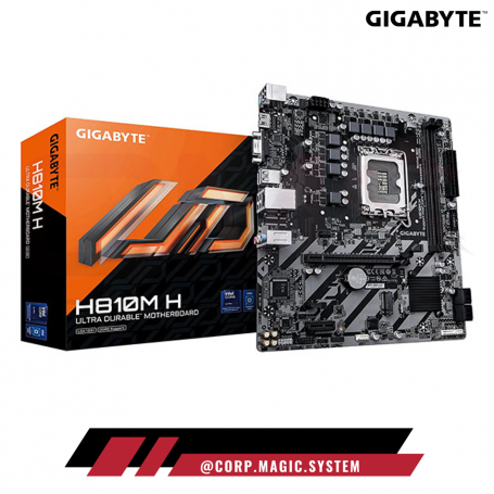 PLACA GIGABYTE H810M K ULTRA DURABLE INTEL LGA1851 MICRO ATX DDR5 HDMI/DP