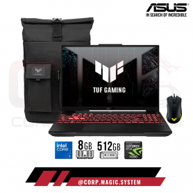 ASUS TUF GAMING F16 FX607VJ INTEL® CORE™ 5 210H, RAM 8GB DDR5, SSD 512GB M.2 NVM, RTX 3050 6GB, 16" WUXGA 144HZ