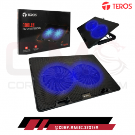 COOLER LAPTOP TEROS NOTEBOOK 2 VENTILADORES TE-7020N USB 38CFM