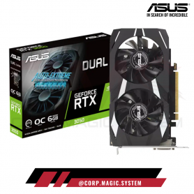 TARJETA DE VIDEO ASUS GEFORCE 3050 RTX DUAL 6GB GDDR6 OC NVIDIA 2FANS DP/HDMI/DVI