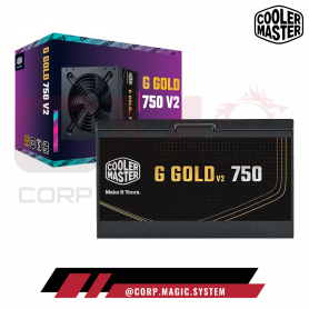 FUENTE COOLER MASTER 750W G GOLD V2 80PLUS GOLD ATX 3.1