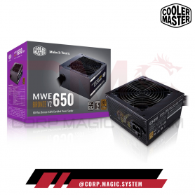 FUENTE COOLER MASTER 650W MWE V2 80PLUS BRONZE