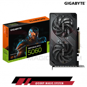 GIGABYTE RTX 5060 GEFORCE 8GB GDDR7 2XFANS WINDFORCE MAX OC NVIDIA DP/DP/DP/HDMI 128-BIT