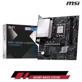 MSI PRO H610M-A 2xDDR4 1xM.2 LIGHTNING GEN4 HDMI/DP
