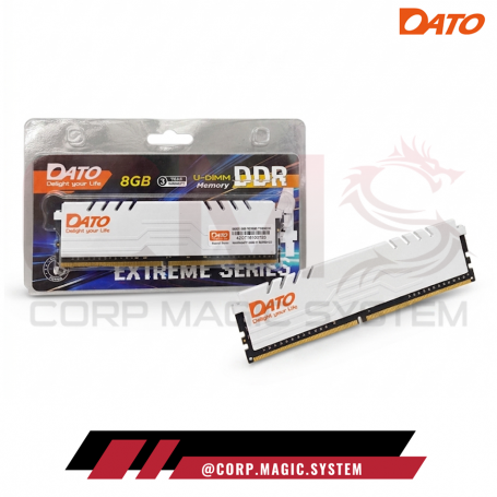 MEMORIA RAM DATO 8GB 3200MHZ DDR4 U-DIMM WHITE