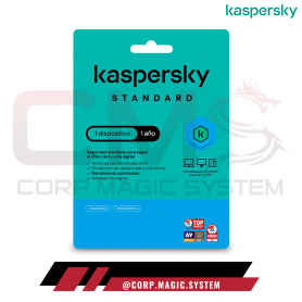 ANTIVIRUS KASPERSKY STANDARD 1 PC 12 MESES