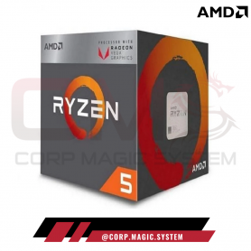 RYZEN 5 3400G AMD 3.7GHZ/4.2GHZ, 6MB CACHE, 4 NÚCLEOS / GRÁFICO RADEON INTEGRADO
