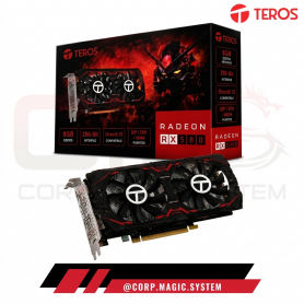 TEROS RX580 8GB GDDR5 RADEON AMD 2XFANS DP/DVI/HDMI 256-BIT
