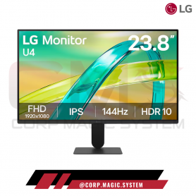 MONITOR LG 24" U4 144HZ 1MS IPS FHD 24U411B-B HDR10 HDMI/VGA
