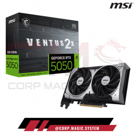 MSI RTX 5050 GEFORCE 8GB GDDR6 2FANS VENTUS 2X OC NVIDIA DP/DP/DP/HDMI 128-BIT